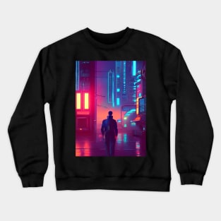 Cyber city Crewneck Sweatshirt